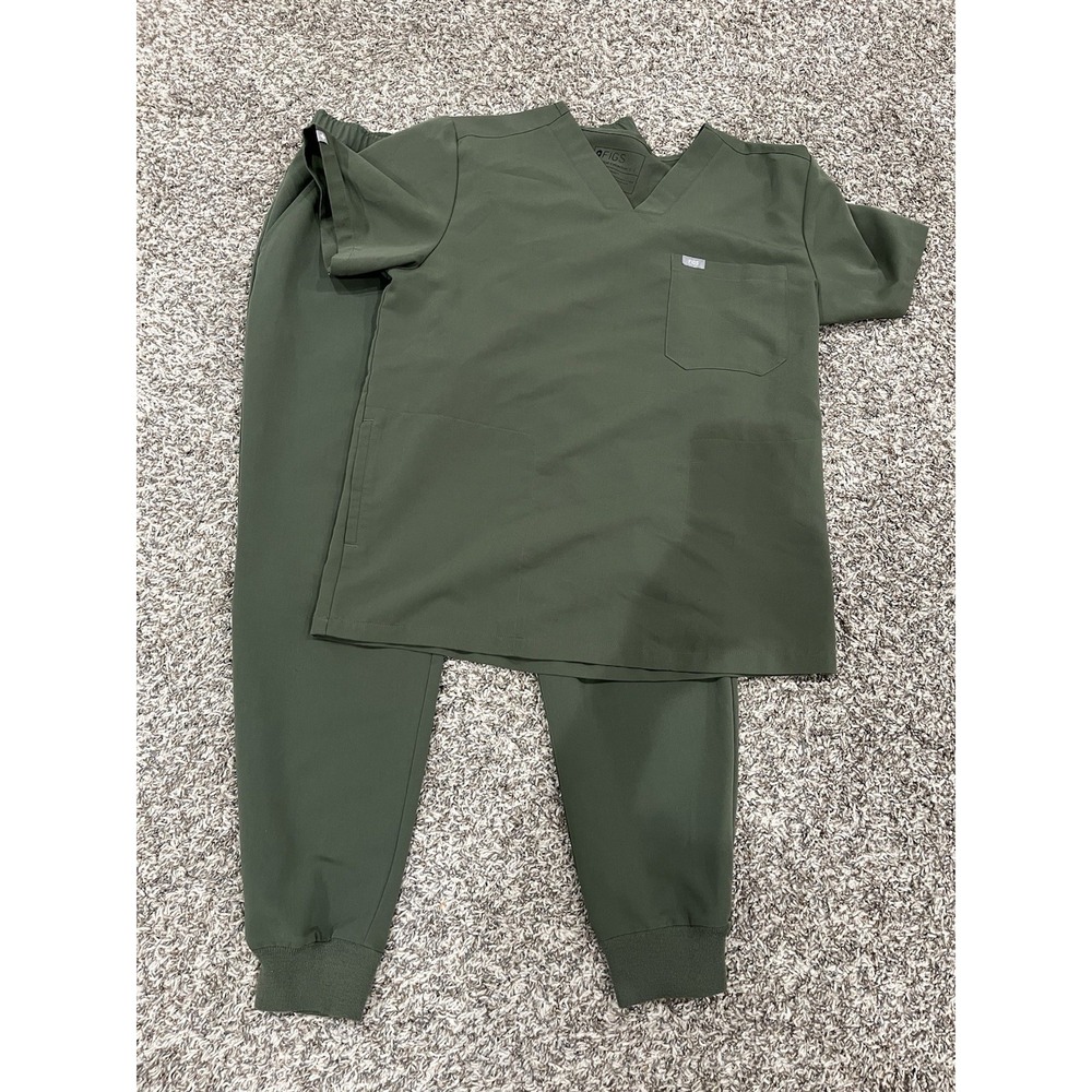 Figs Green PANTS ONLY